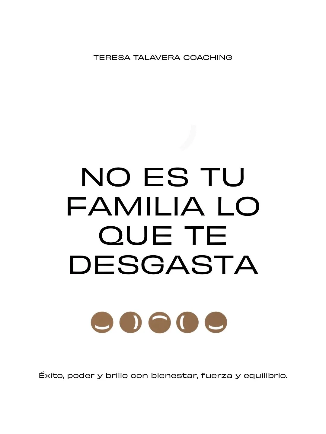 A veces no es tu familia.

Es c&oacute;mo llegas a ella.

Cansancio, saturaci&oacute;n, piloto autom&aacute;tico&hellip;
y terminas reaccionando en lugar de estar presente.

La diferencia no est&aacute; fuera. Est&aacute; en ti.

#teresatalaveracoach