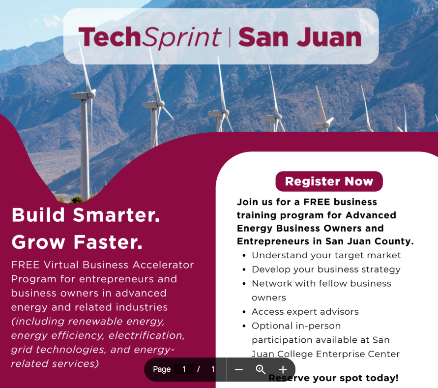 San Juan Tech Sprint 