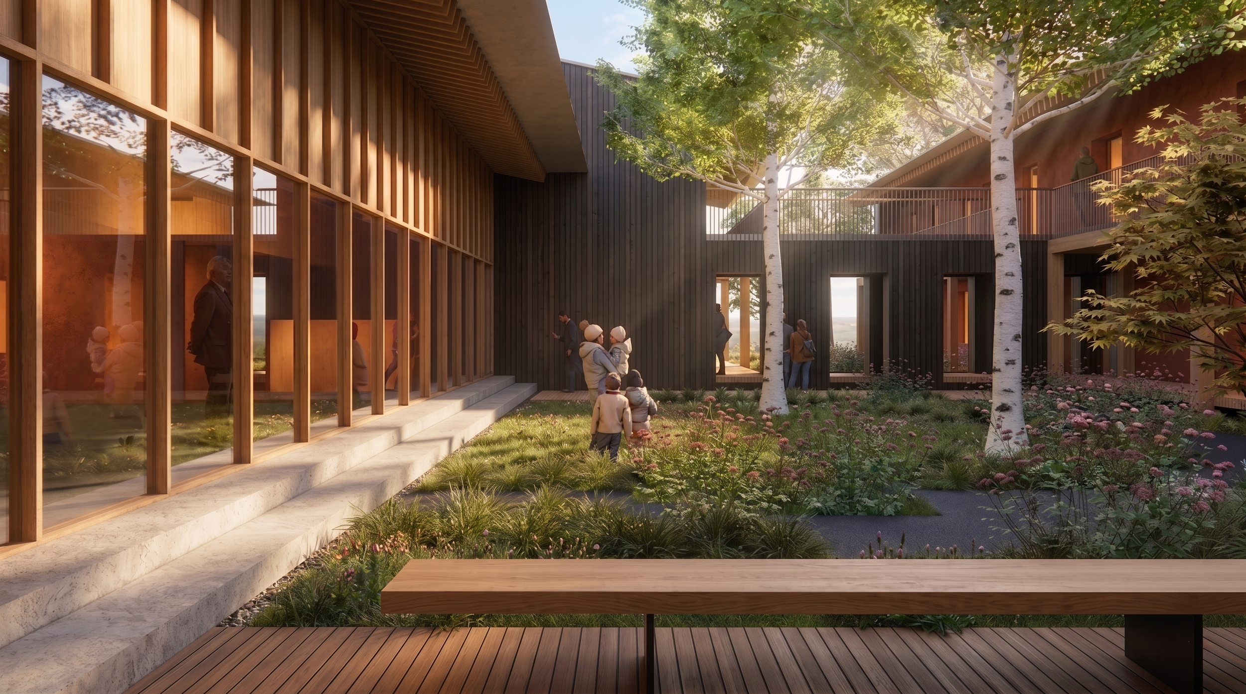 Adaptive reuse and extension of a former school into a residential building; Stavyshche - Kiev, Ukraine