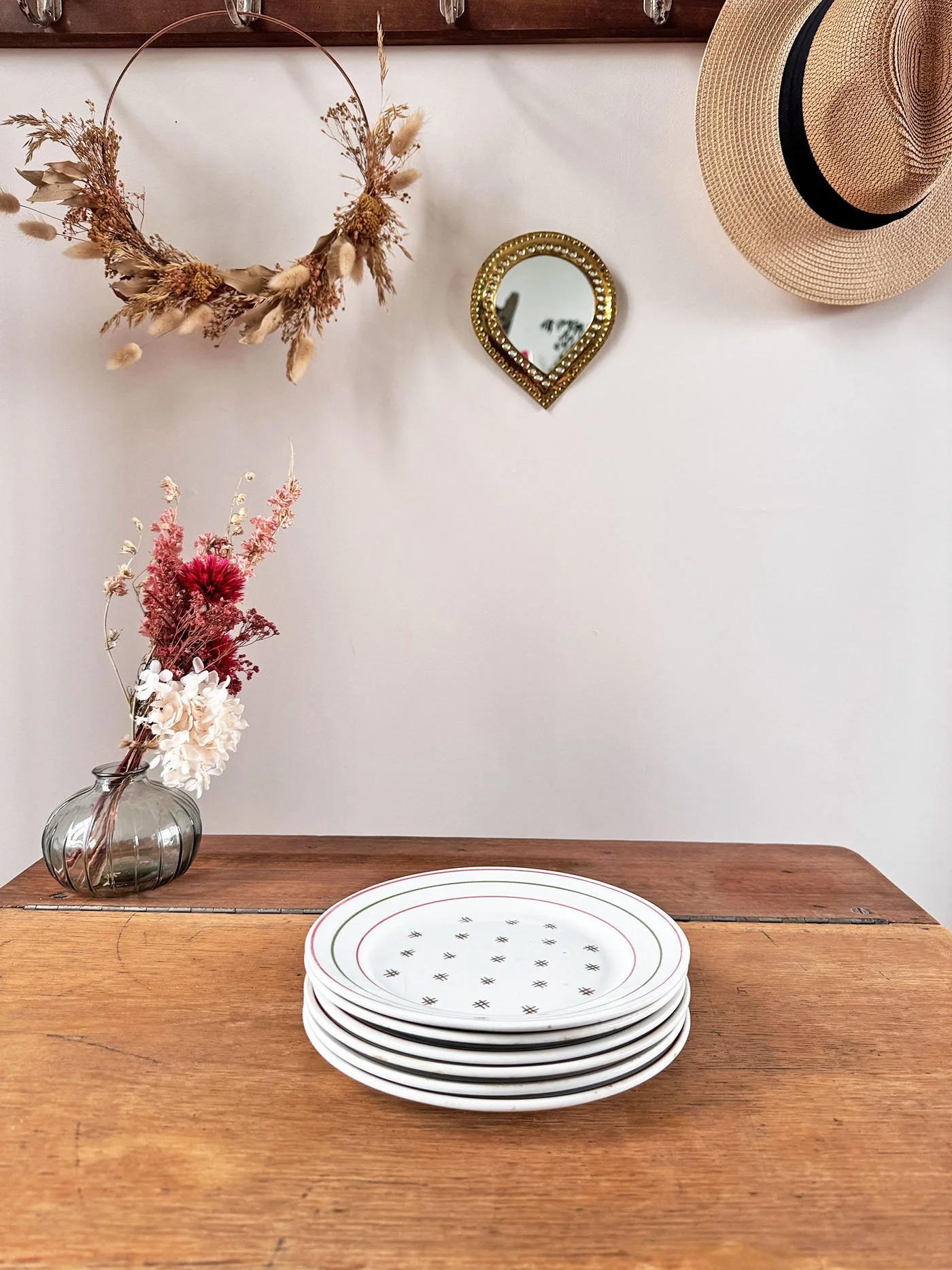 vaisselle-vintage-assiette-dessert-olive-lot-meliwood.jpg