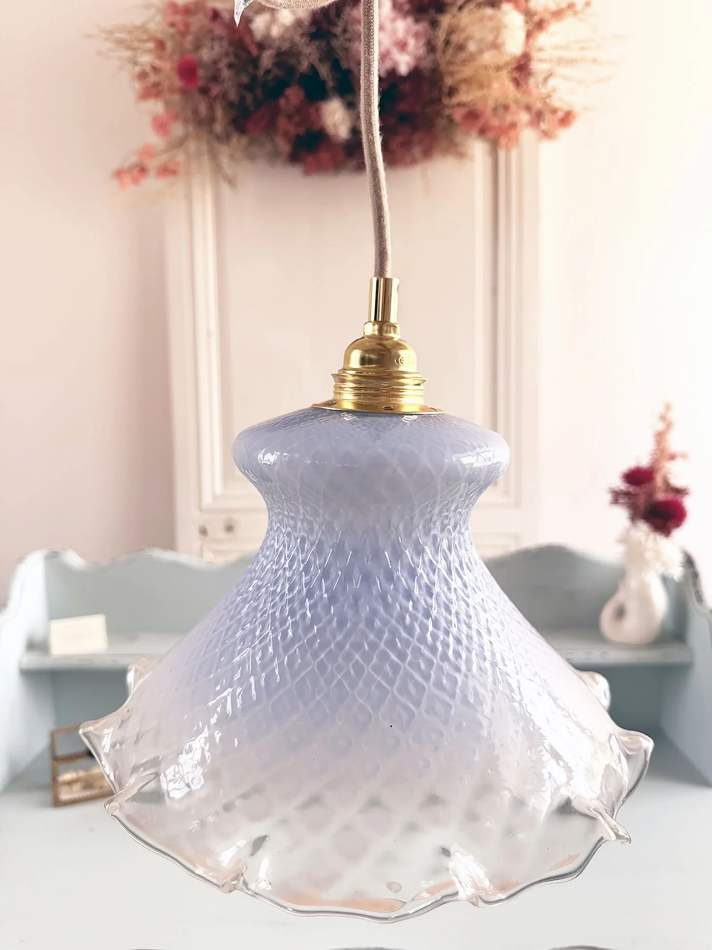Lampe suspension - Bleuette