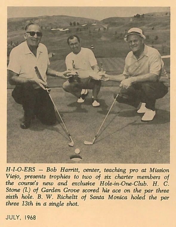 1968 'Hole-in-One Club' Charter Members