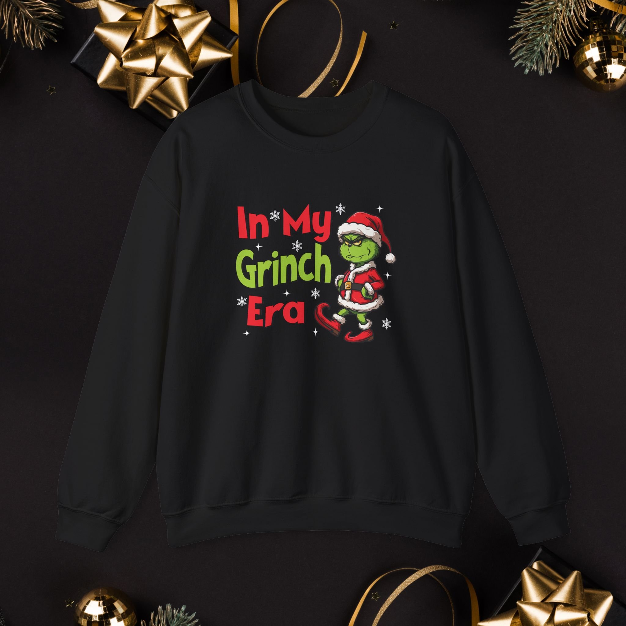 In My Grinch Era Sweatshirt, Sassy Grinch Sweatshirt, Merry Grinchmas Sweatshirt