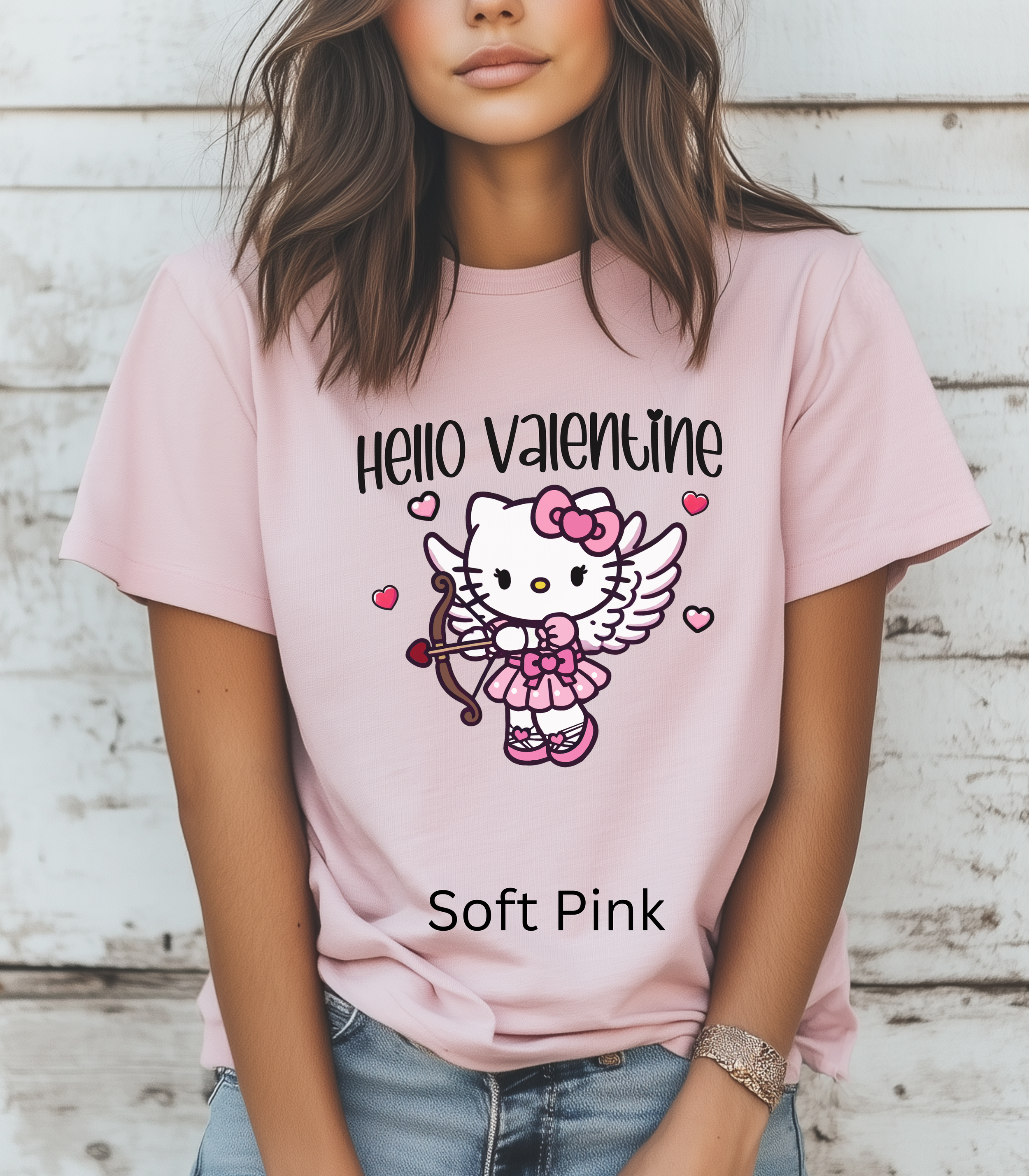 Cute Hello Kitty Cupid Shirt – Valentine Hello Kitty Love Graphic Tee
