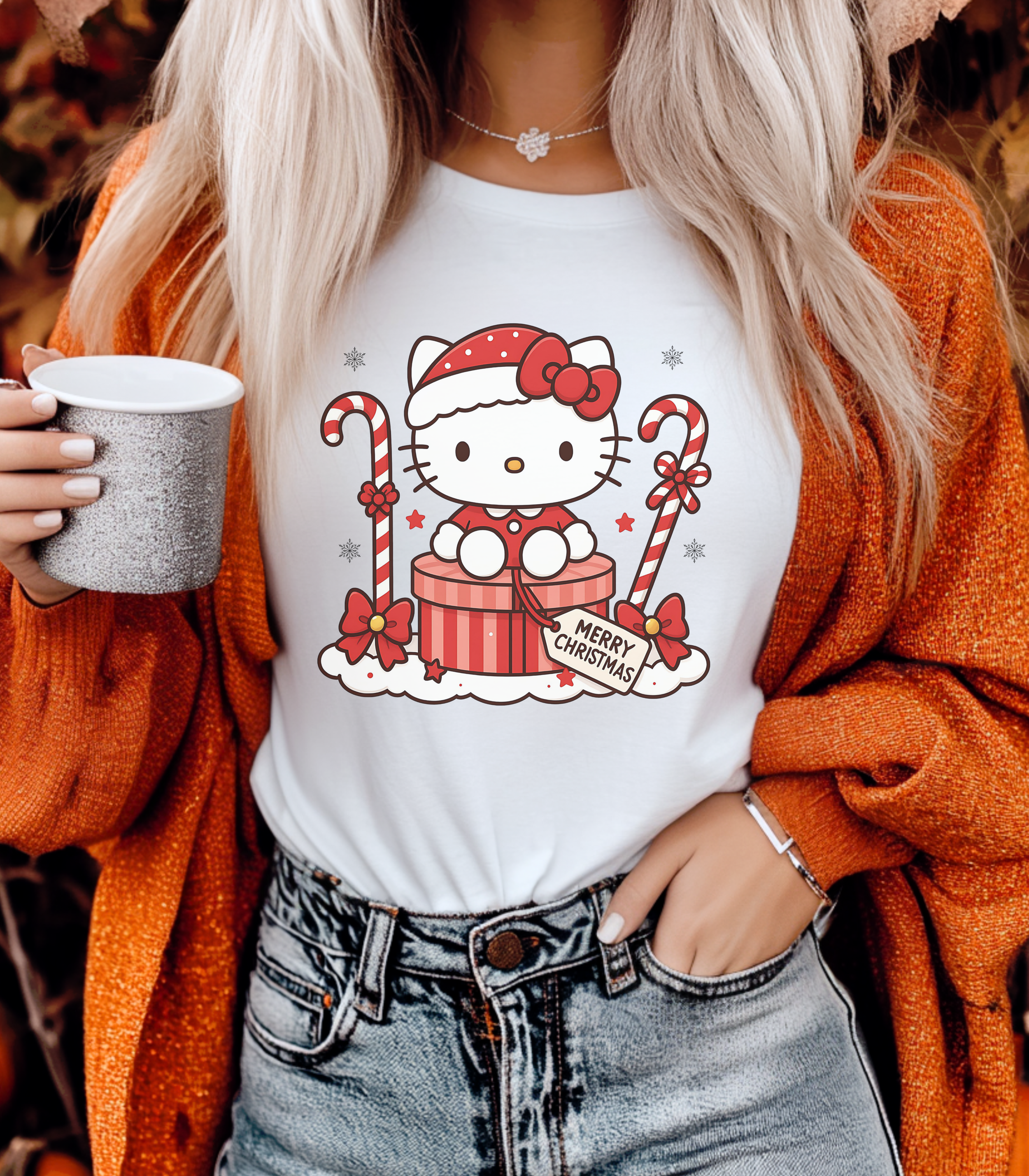 Hello Kitty Christmas Gift Shirt , Holiday Hello Kitty Shirt