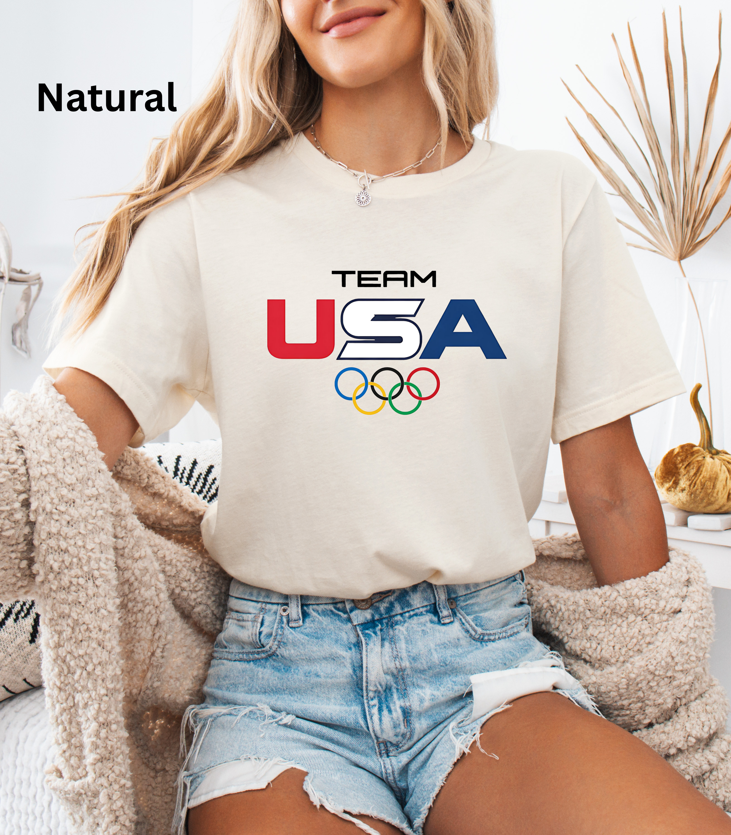Team USA Olympic Shirt – Classic Red White Blue USA Graphic Tee