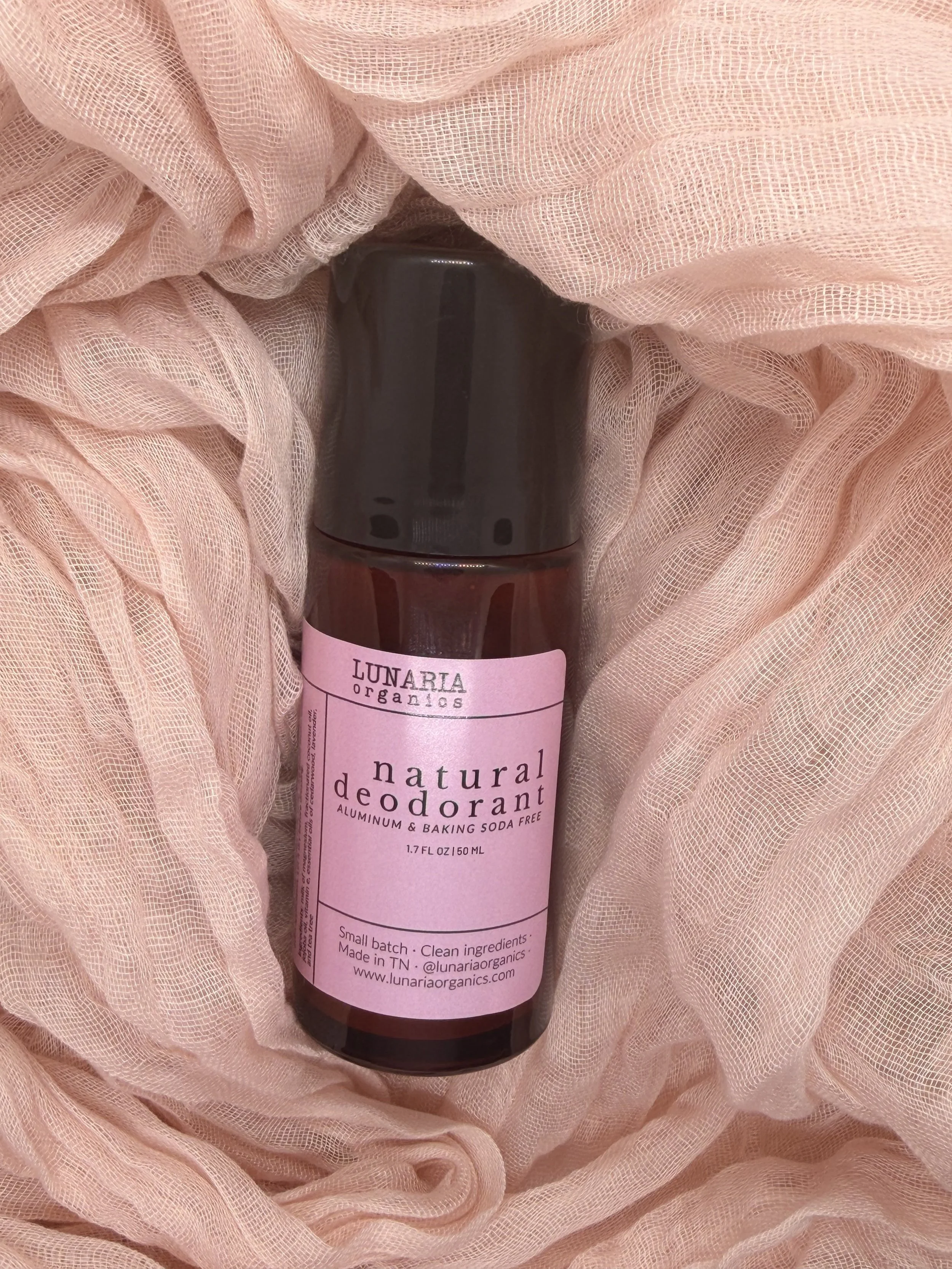 Natural Roll-On Deodorant: Lavender ·  Tea Tree · Cedarwood