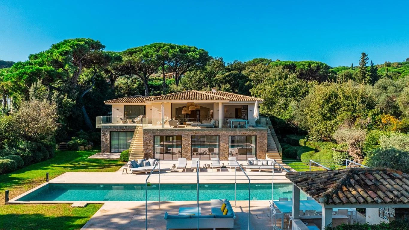 private sea view luxury villa with pool in Ramatuelle near Saint Tropez — AZUR ESTATE collection