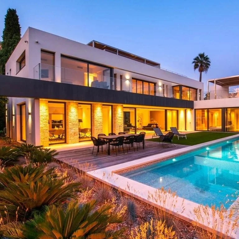 luxury villa for workation with pool and gym in Cannes on the French Riviera — AZUR ESTATE collection