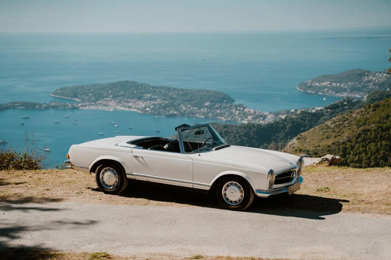Rent Mercedes 280SL by Sunsetride on the Côte d'Azur