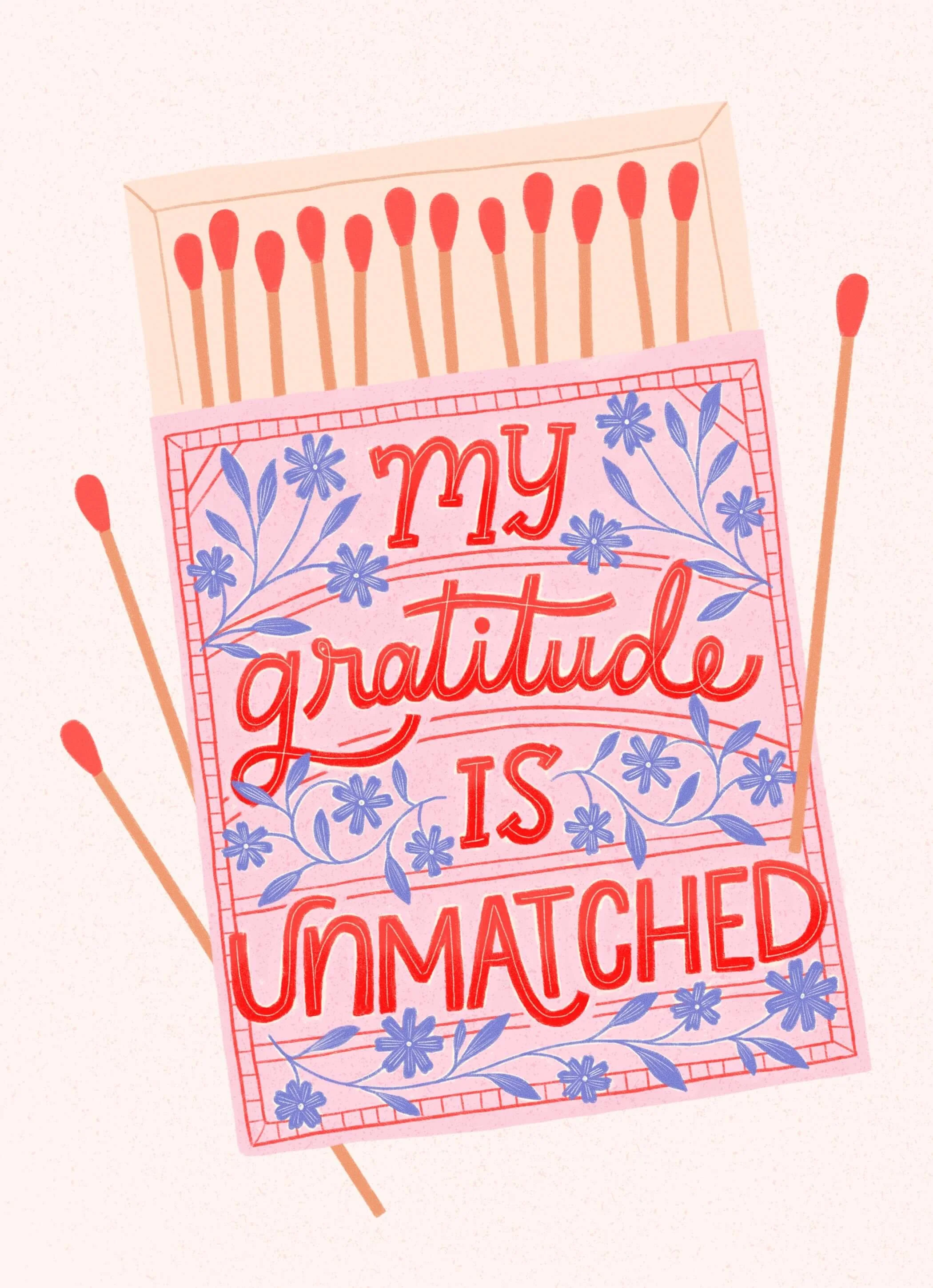 My Gratitude is Unmatched - Front