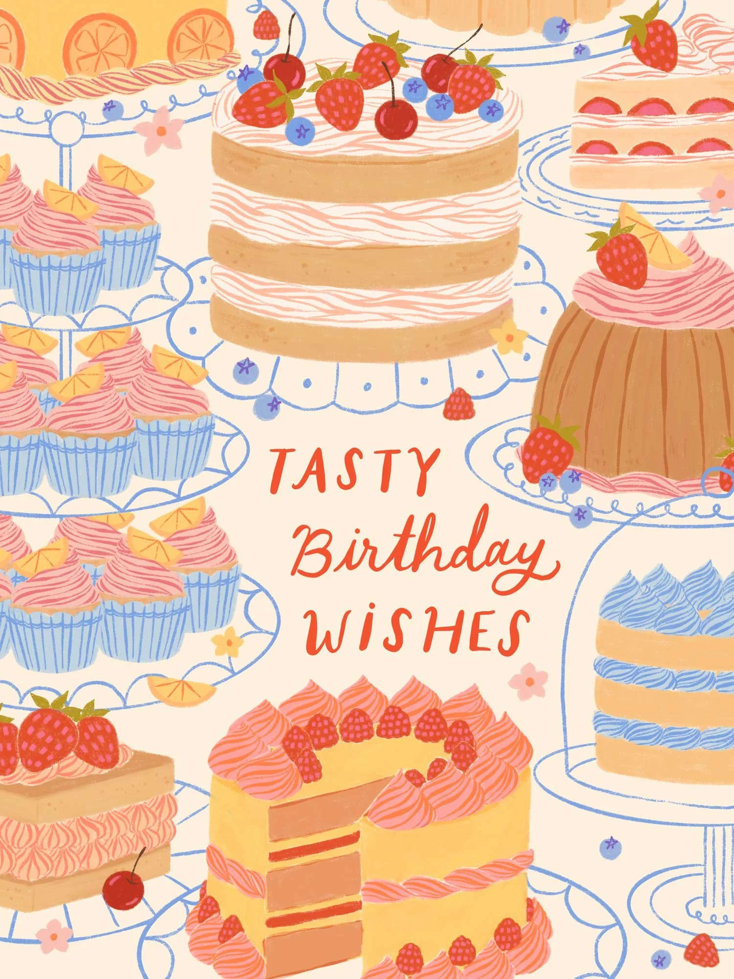 Tasty Birthday Wishes - Front
