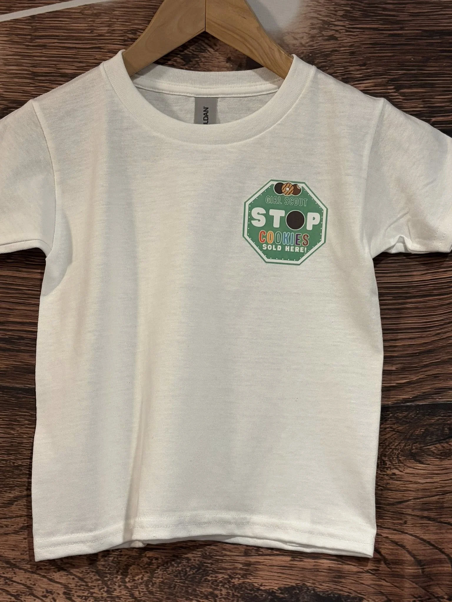 'Stop Cookies' Girl Scout T-Shirt