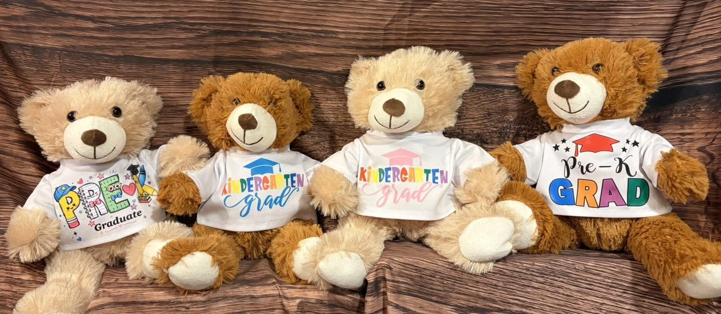 Pre School/ Kindergarten Graduation Plush Bears Collection