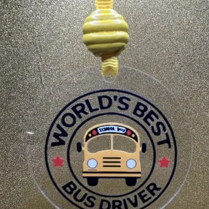World's Best Bus Driver Ornament