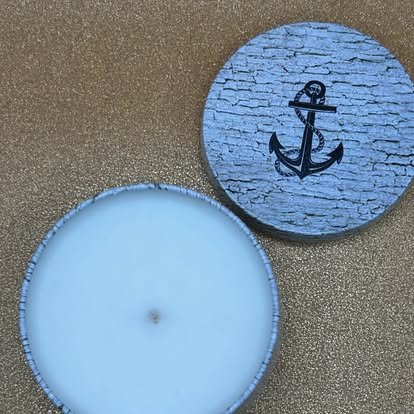 Nautical Anchor Candle