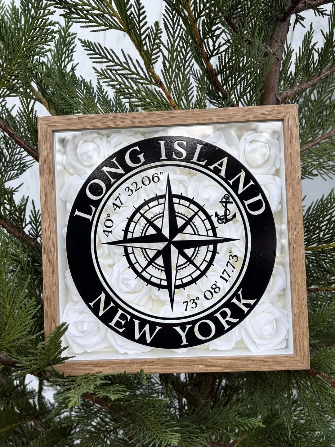 Long Island Compass Rose Wall Art