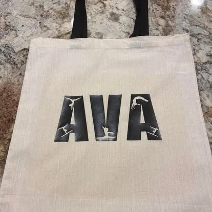 Gymnastic Customizable Personalized Tote Bag