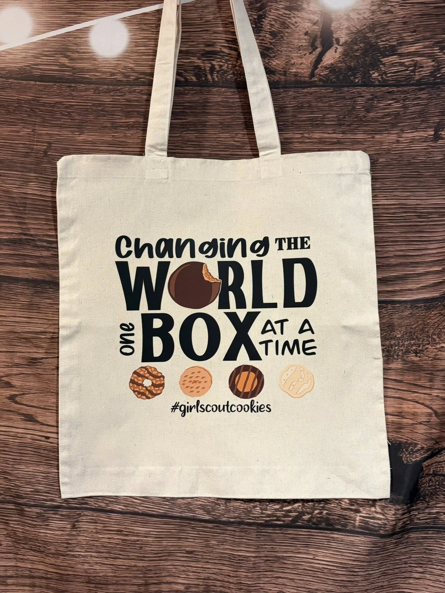 'Changing the World One Box at a Time'  Tote