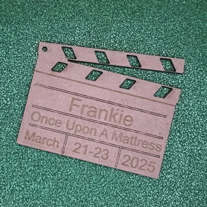 Film/Play Ornament -Personalized