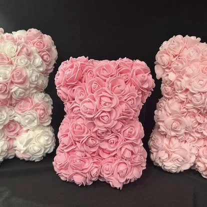 Elegant Rose Bear