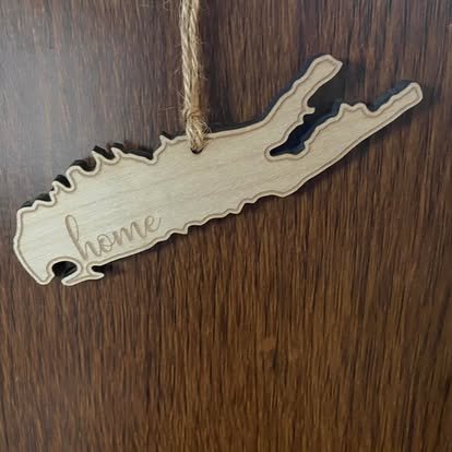 Long Island Wooden Ornament – Home Decor