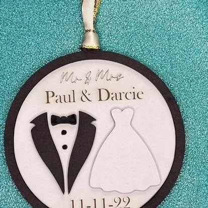 Custom Wedding Ornament