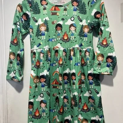 Camping Adventure Kids Dress