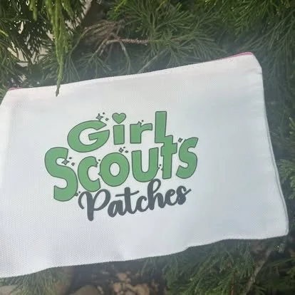Girl Scouts Patch zippered bag
