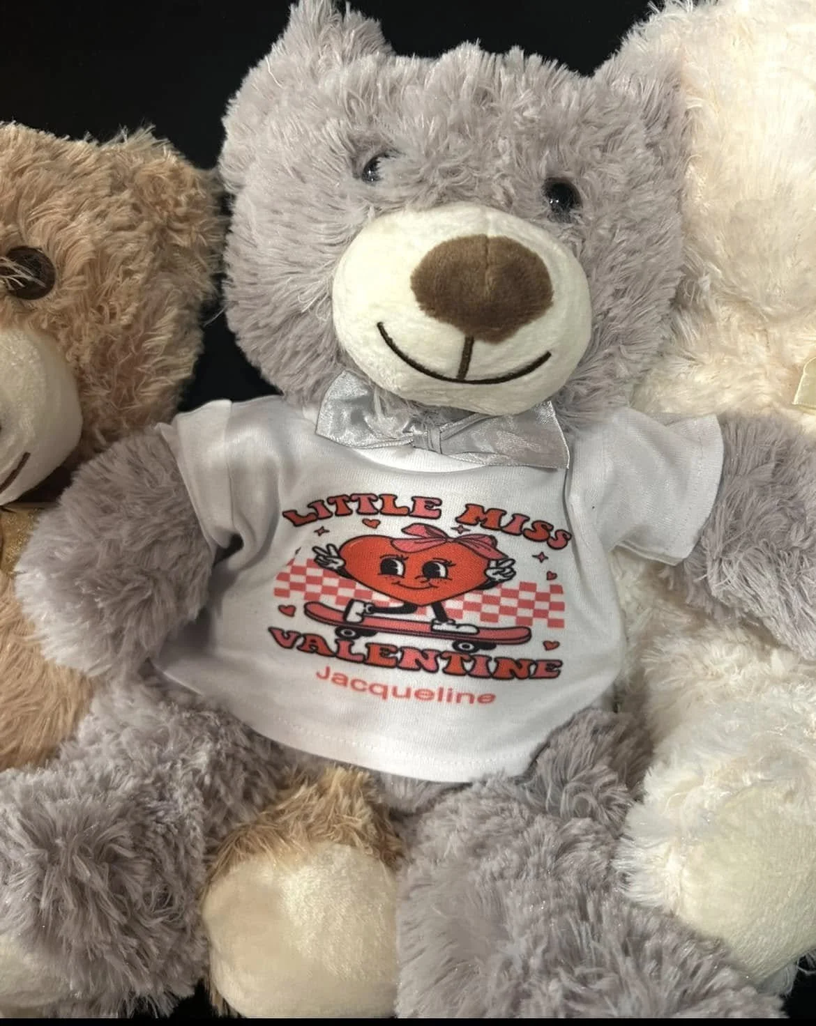Valentine's Day Teddy Bear with Personalized Shirt