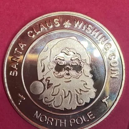 Santa Claus Wishing Coin