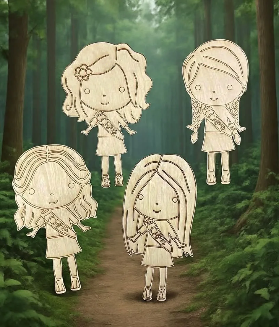 Wood Girl Scout craft