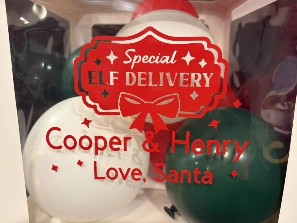 Personalized Elf Delivery Gift Box