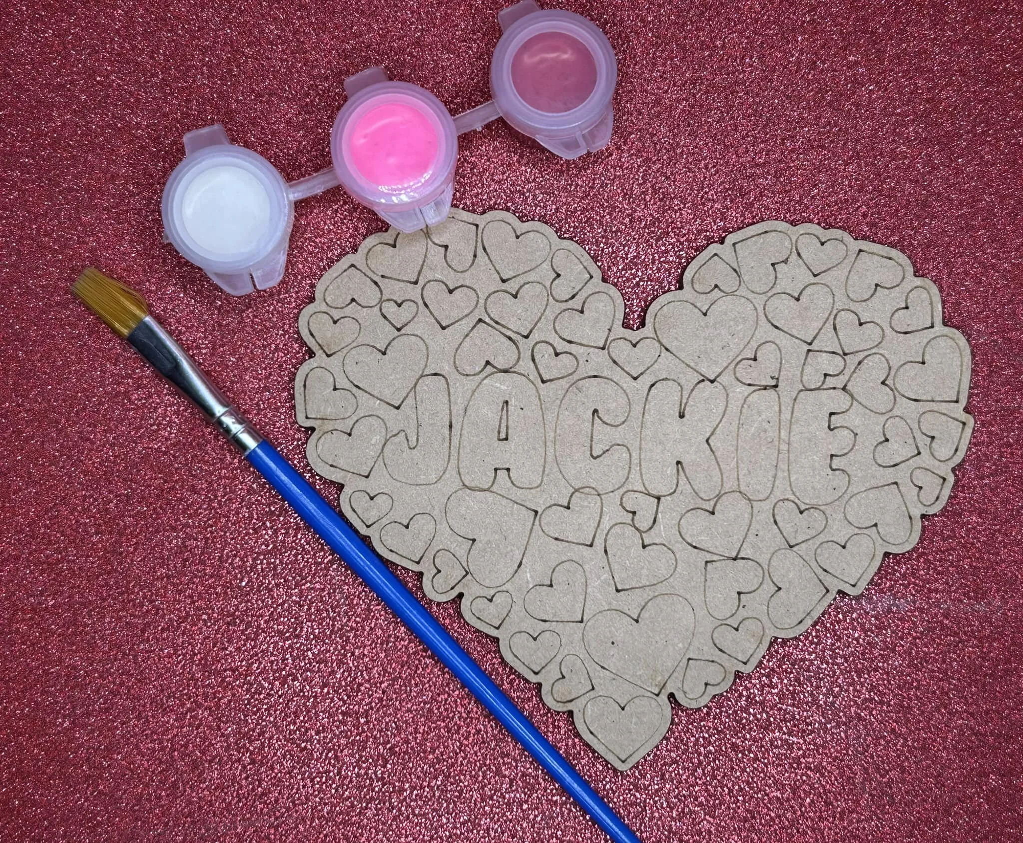 Personalized Heart DIY Craft Kit