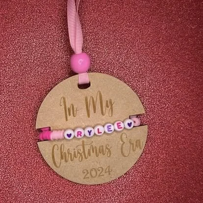 Personalized Bracelet Christmas Keepsake Ornament