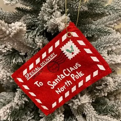 Special Delivery to Santa Ornament