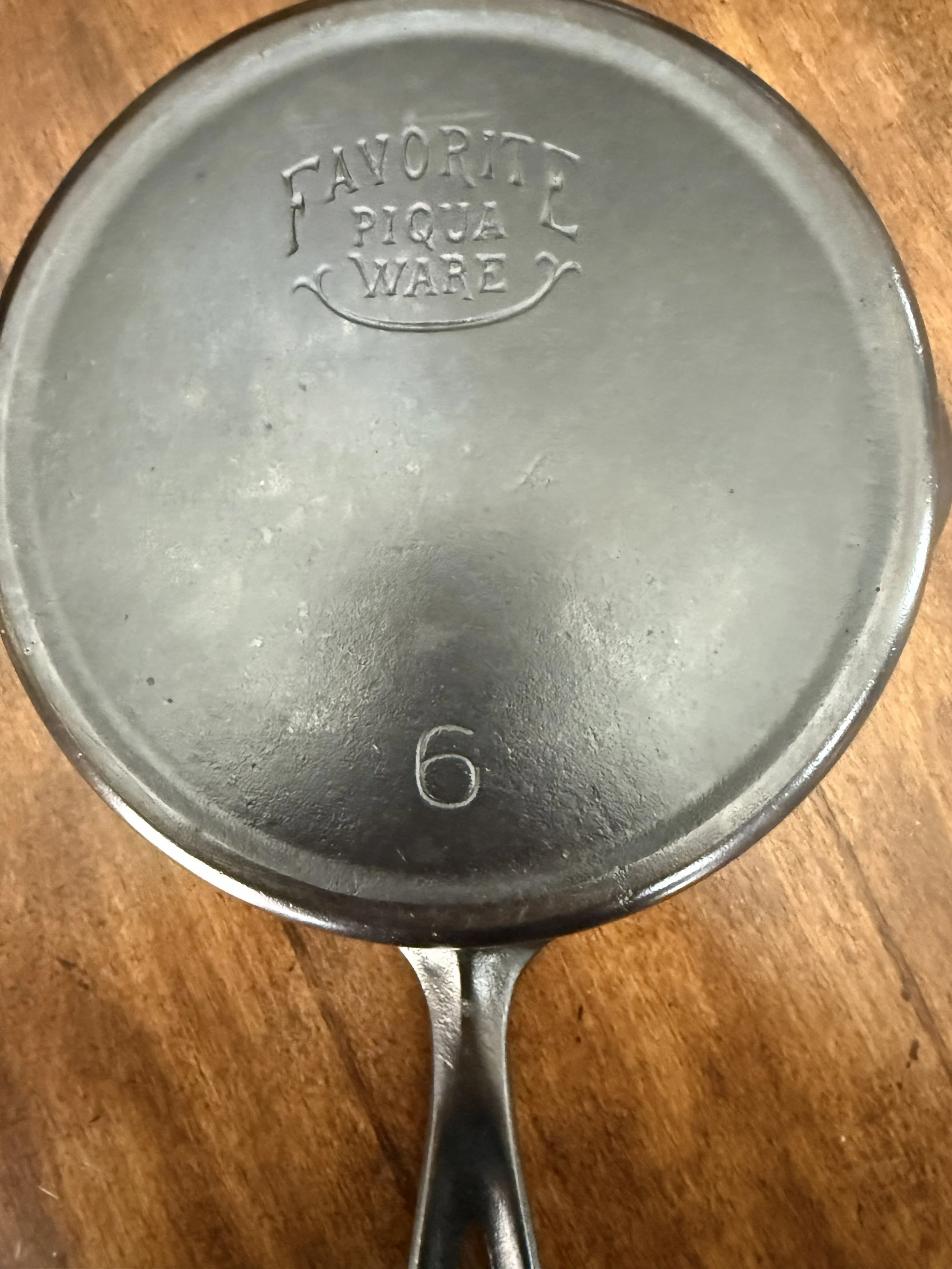 Favorite Piqua Ware No. 6 Skillet