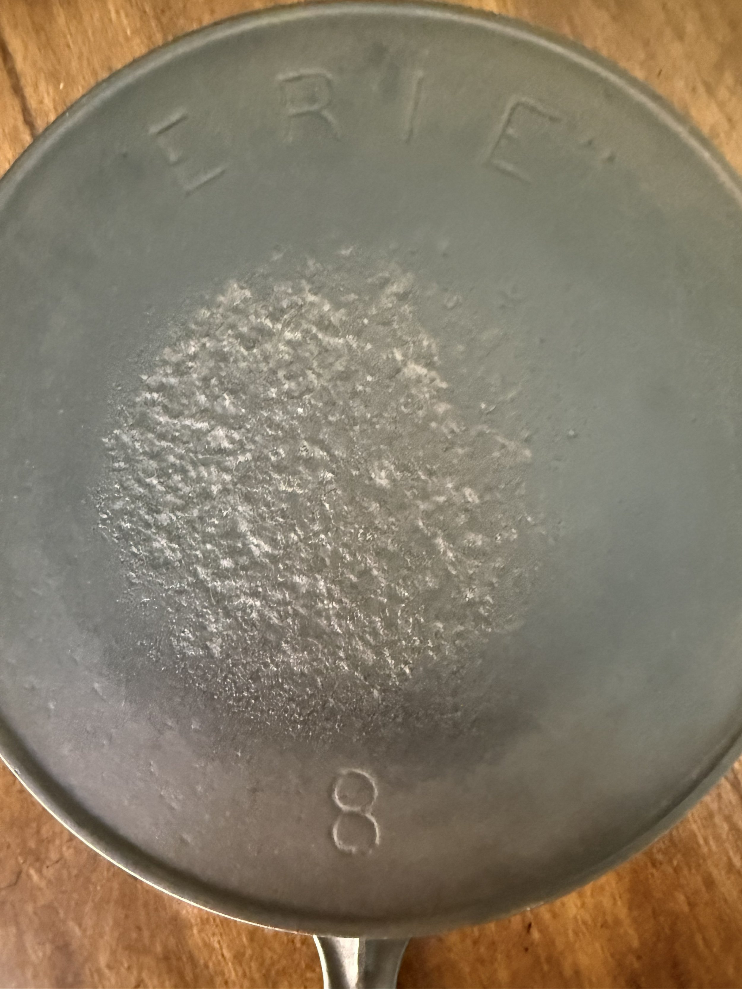 Griswold “ERIE” No. 8 Skillet — Pre-Spider Era
