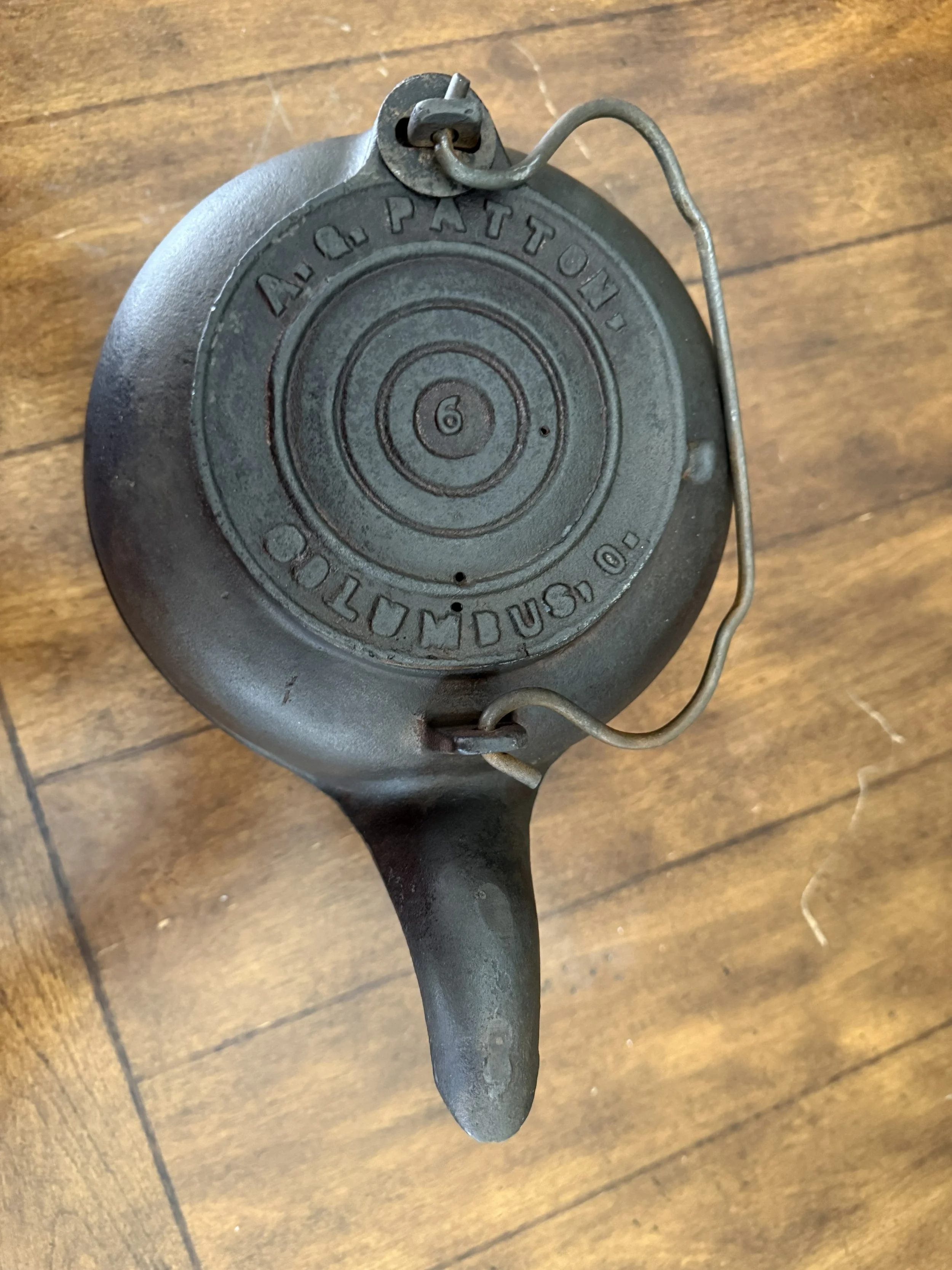 The A.G. Patton Cast Iron Tea Kettle
