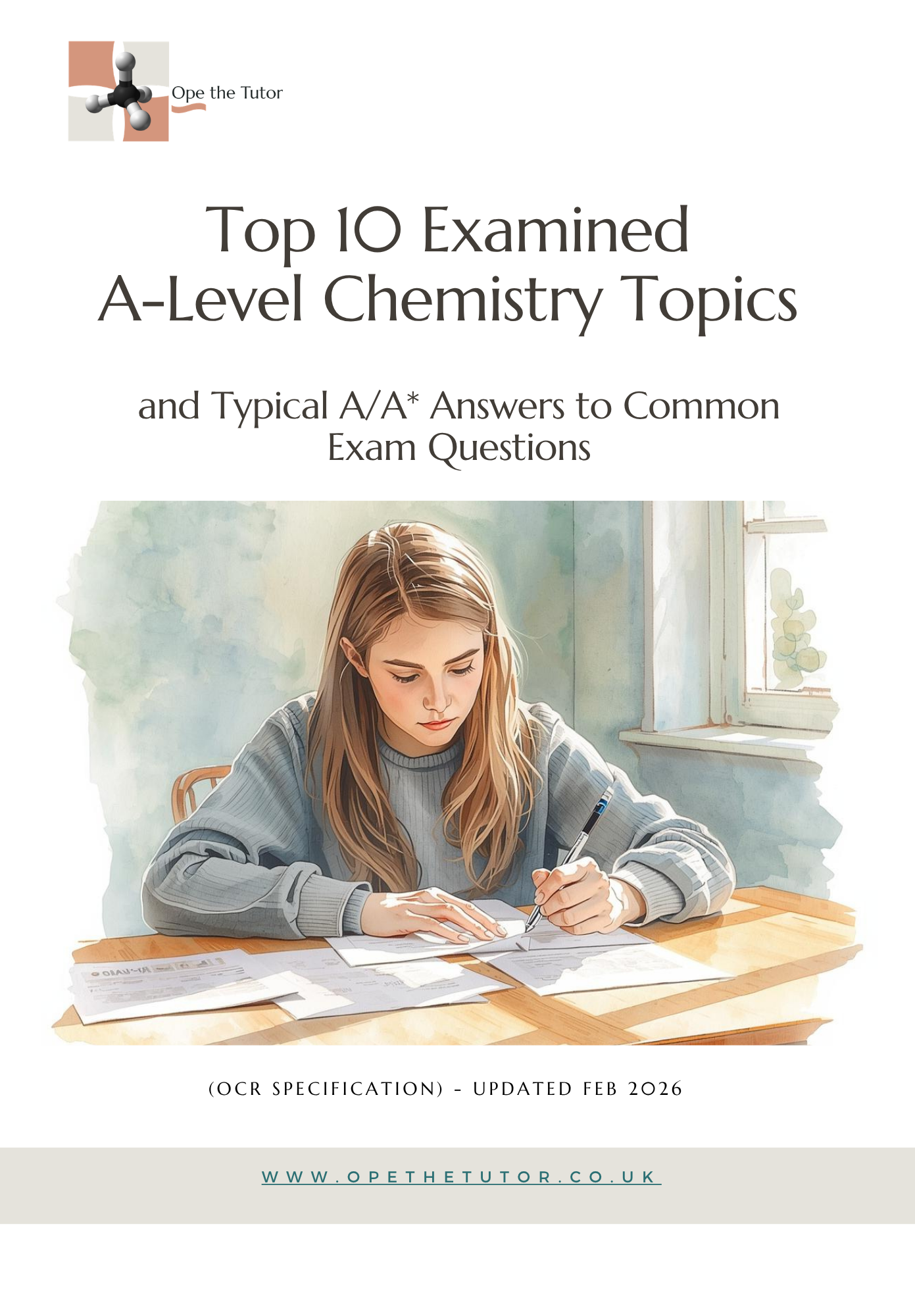Top 10 Examined A-Level Chemistry Topics (And How to Give A/A* Exam Answers)