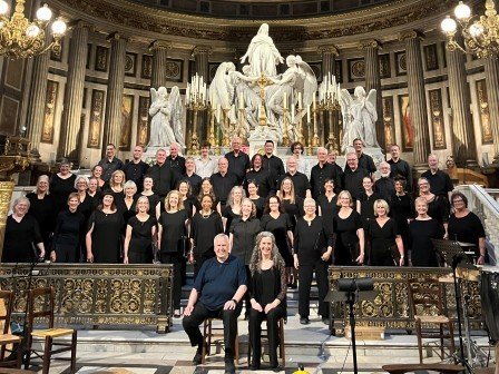 choir in Church of the Madeleine, Paris