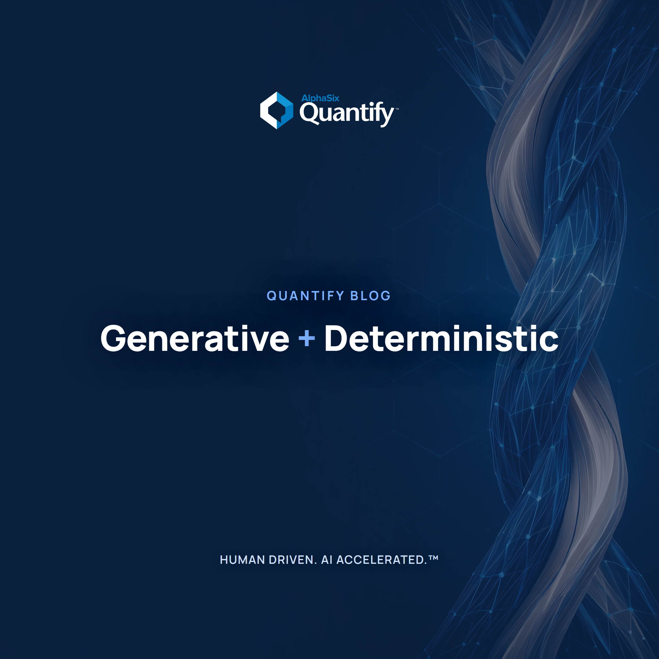 What Does "AI-Native" Mean in Federal Acquisition? Generative + Deterministic