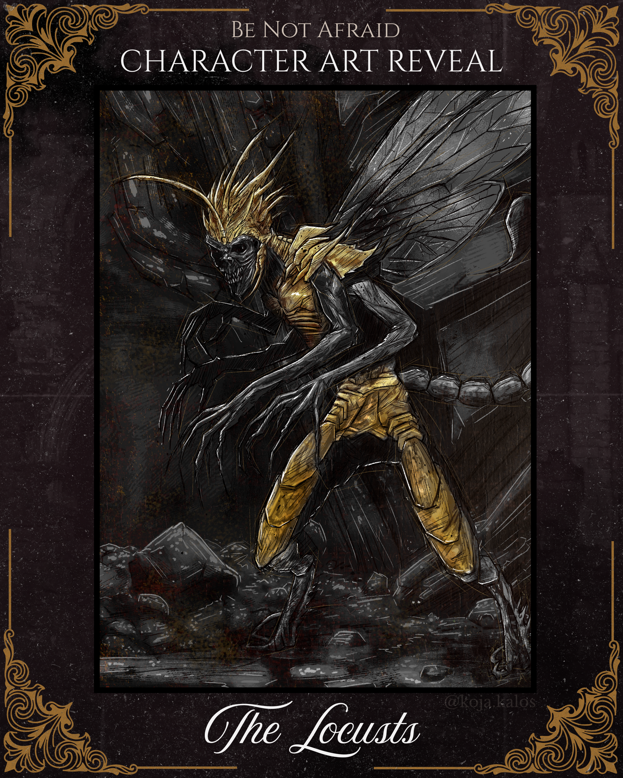 The Locusts (drawn by @newtmaan)