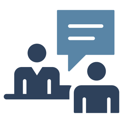 Legal contacts throughout the system
