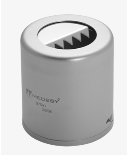 WASTE CONTAINER ALUMINIUM SILVER - 975/G