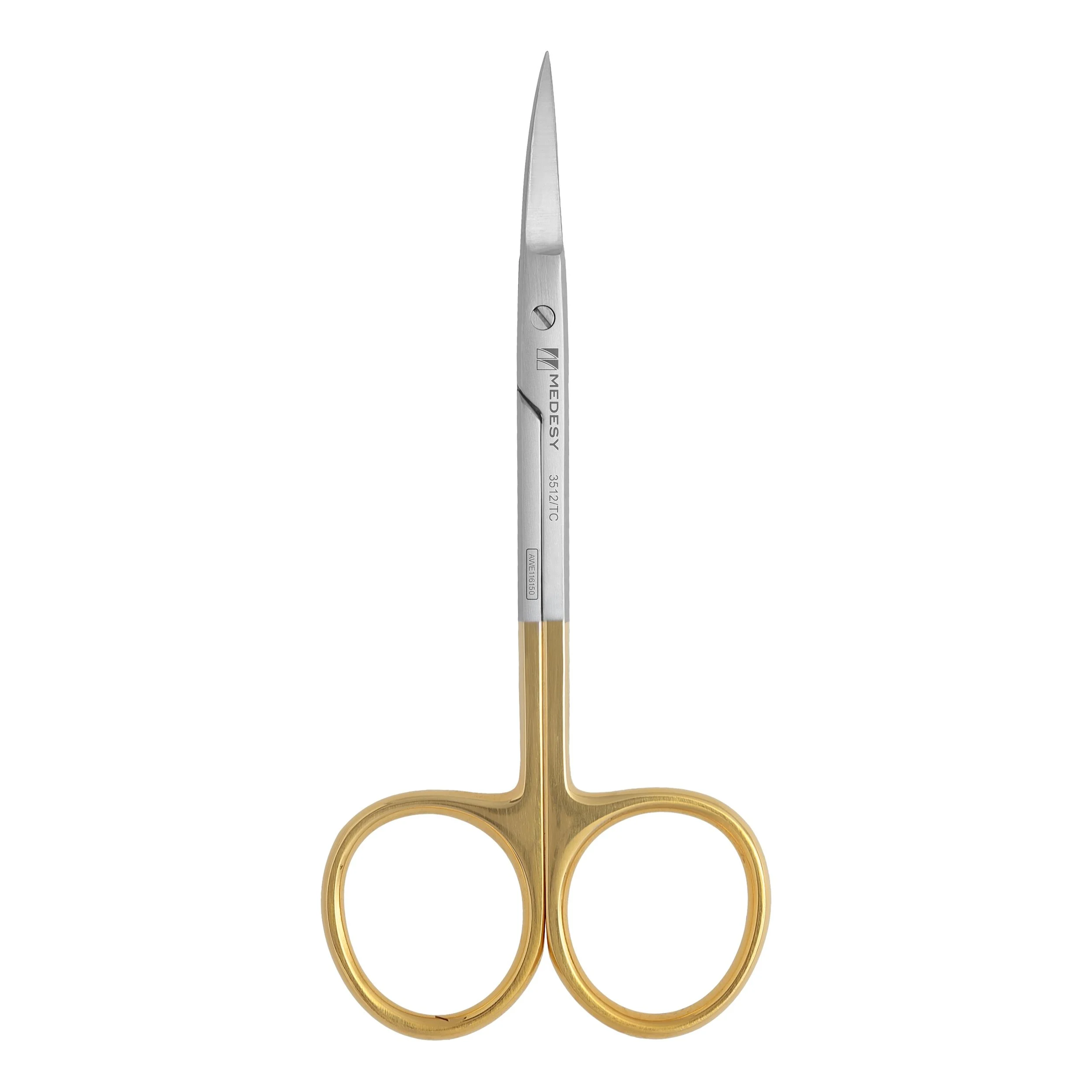 SCISSOR IRIS mm115 CURVED TC - 3512/TC