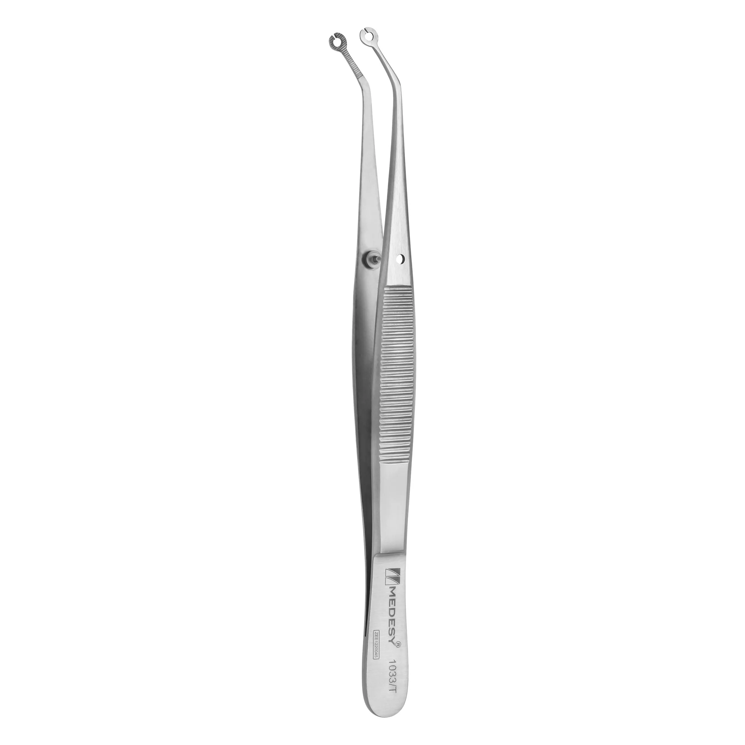 TWEEZER FOR SUTURE CURVED ROUND - 1033/T