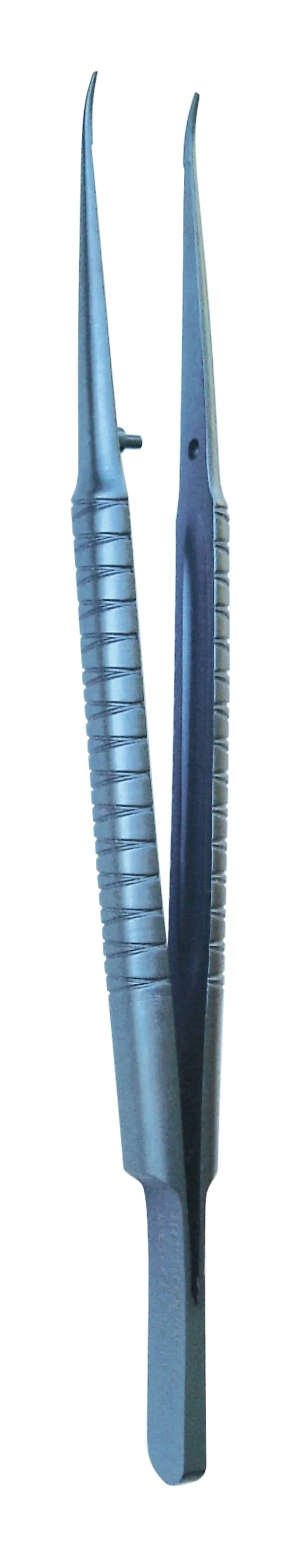 TWEEZER MICRO - TITANIUM CURVED - 1141