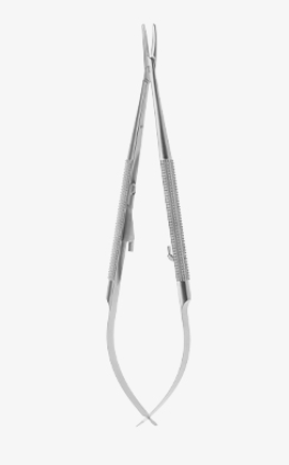 NEEDLE HOLDER CASTROVIEJO CURVED mm140 - 1922/B