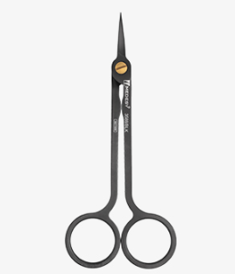 SCISSOR HI-TECH CURVED mm 130 NERISSIMO - 3588/BLK